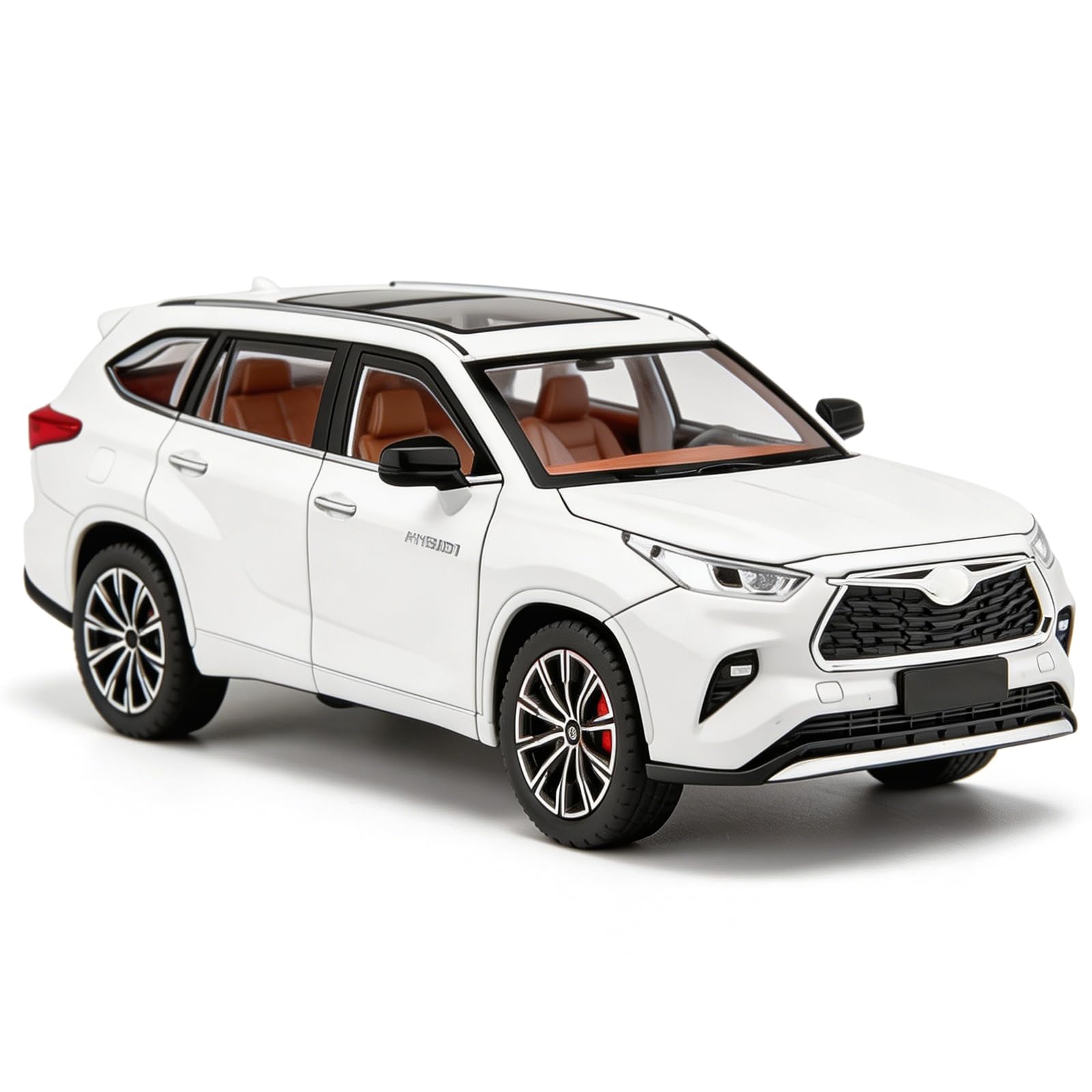 Amazon.com: BDTCTK 1/24 Highlander Model Car, Zinc Alloy Pull Back